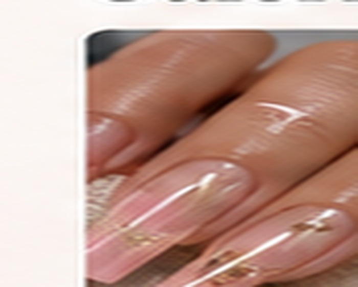 Diseño elegante de uñas rosadas